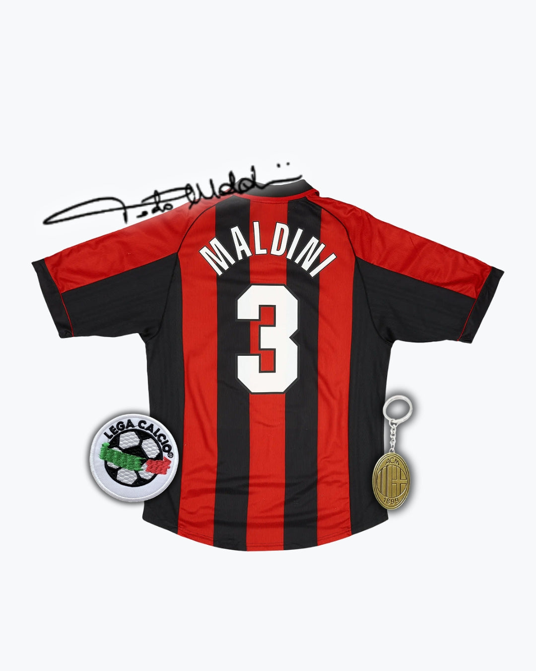 #3 MALDINI Jersey Retro ACM Home 1998/00