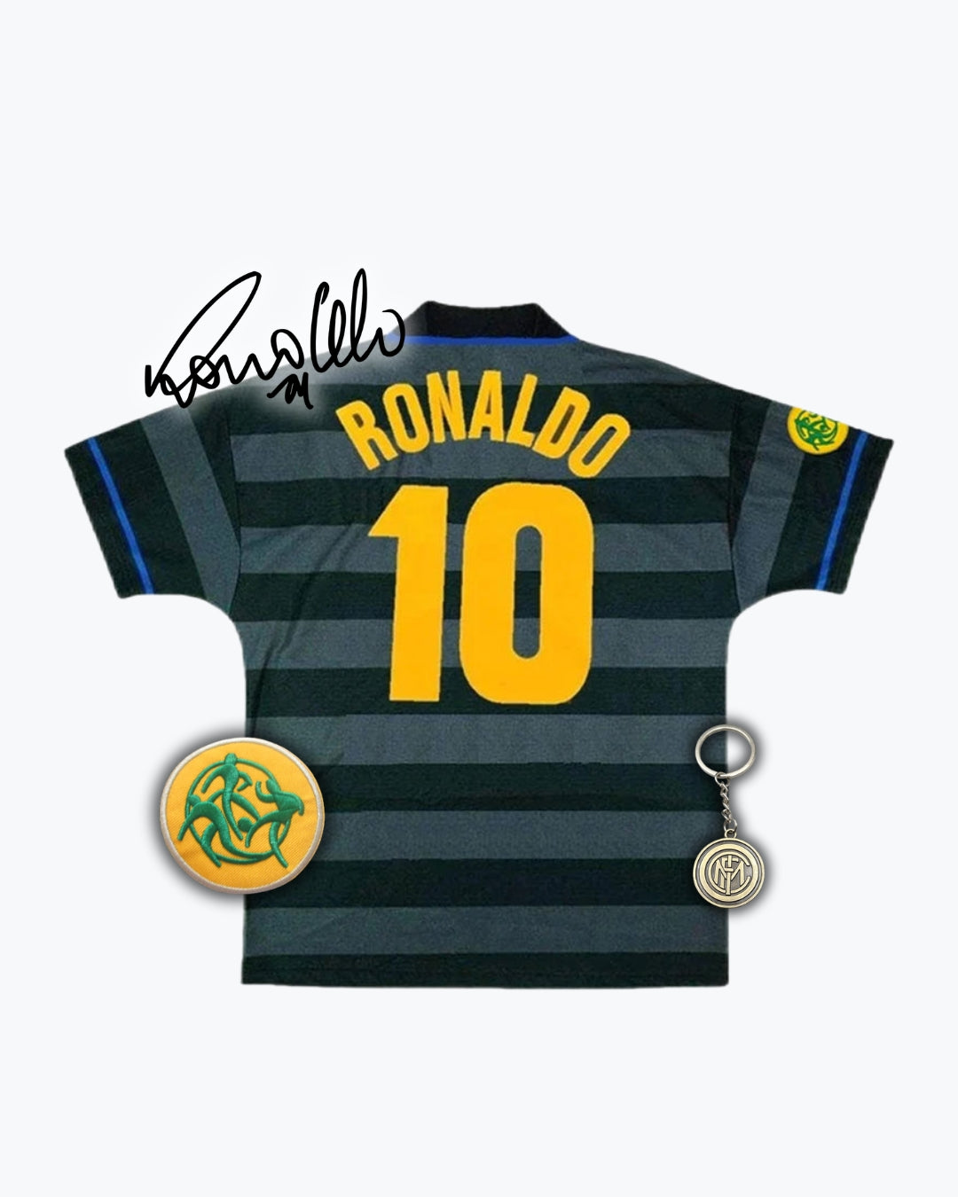 #10 RONALDO Jersey Away Retro 1997/1998